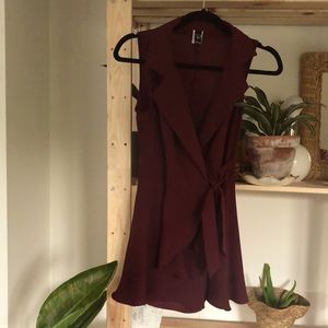 Maroon Romper